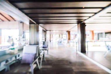 Otel lobisinde bulanıklık