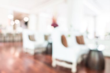 Otel lobisinde bulanıklık