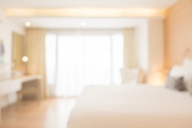 Soyut bulanıklık yatak odası