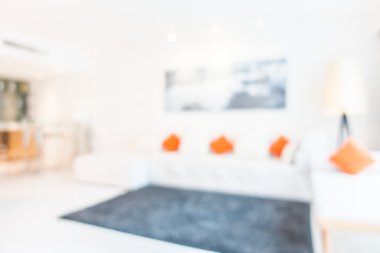 Soyut bulanıklık oturma odası