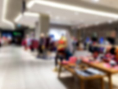 Soyut bulanık alışveriş merkezi