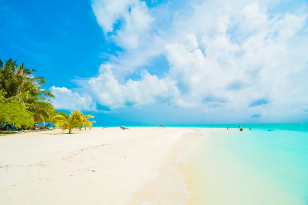 Beautiful tropical Maldives island — Stock Photo, Image