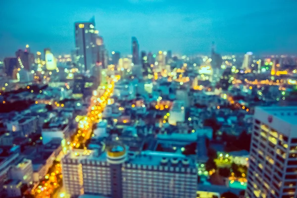 バンコク市内をぼかし — ストック写真
