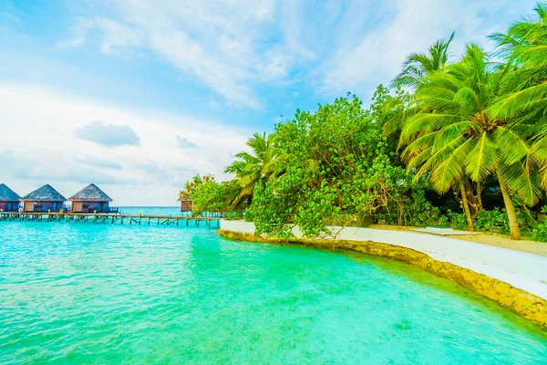 아름 다운 열 대 몰디브 섬 — 스톡 사진