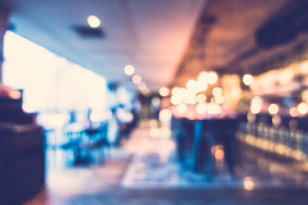 Abstract blur restaurant