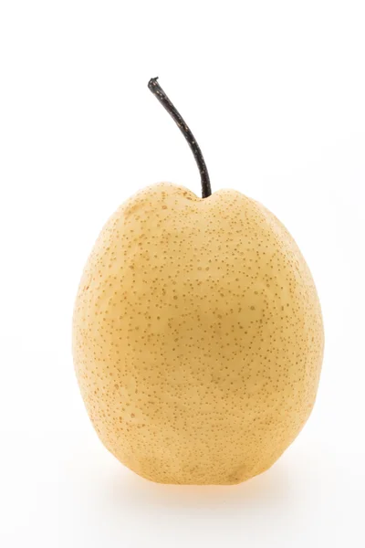 Vruchten van de gele peren geïsoleerd — Stockfoto