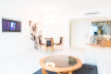 Soyut bulanıklık oturma odası