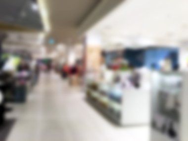 Soyut bulanık alışveriş merkezi