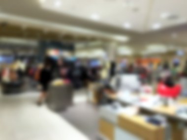 Soyut bulanık alışveriş merkezi