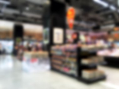 Soyut bulanık alışveriş merkezi