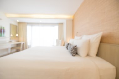 Soyut bulanıklık yatak odası