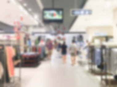 Soyut bulanık alışveriş merkezi