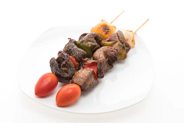 Gegrilltes Rindfleisch BBQ Stick — Stockfoto