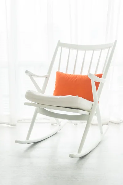 Rocking chair with pillow — Stock Photo, Image