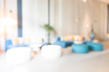 Otel lobisinde bulanıklık