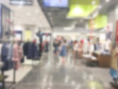 Soyut bulanık alışveriş merkezi