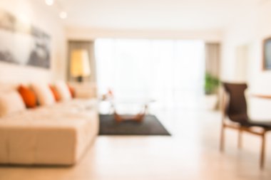 Soyut bulanıklık oturma odası