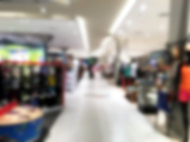 Soyut bulanık alışveriş merkezi