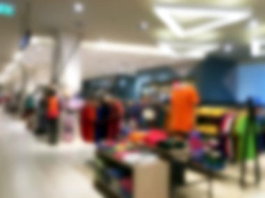 Soyut bulanık alışveriş merkezi