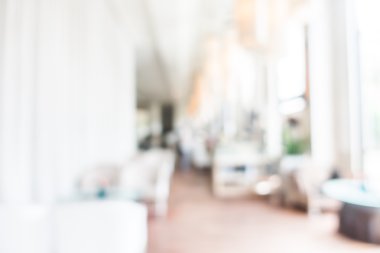 Otel lobisinde bulanıklık