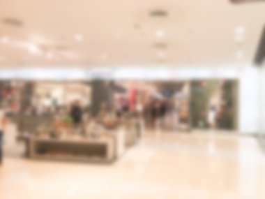 Soyut bulanık alışveriş merkezi