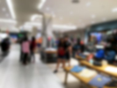 Soyut bulanık alışveriş merkezi