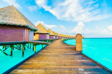 Güzel Maldivler ada