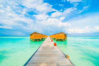 Güzel Maldivler ada