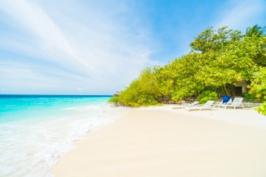 Güzel Maldivler ada