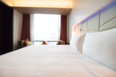 Soyut bulanıklık yatak odası