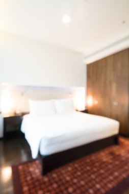 Soyut bulanıklık yatak odası