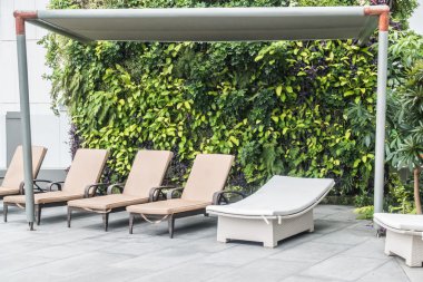 Havuz koltuğu dekorasyon