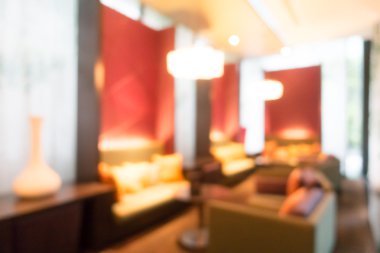 Otel lobisinde bulanıklık