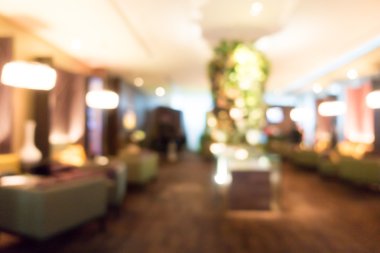 Otel lobisinde bulanıklık