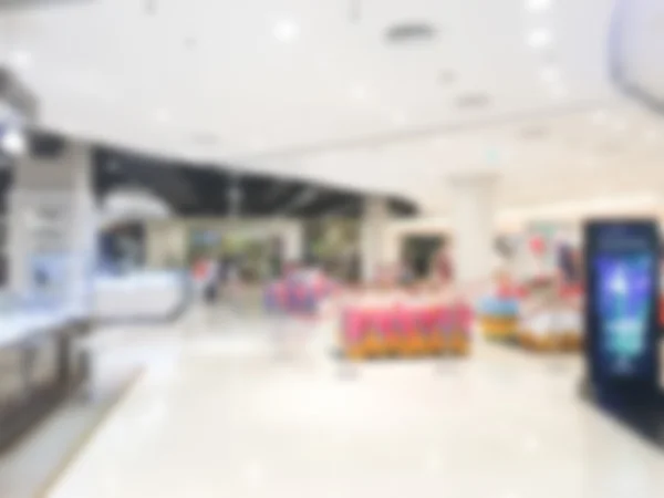 Abstract blur shopping mall interior