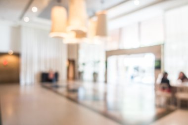 Otel lobisinde bulanıklık