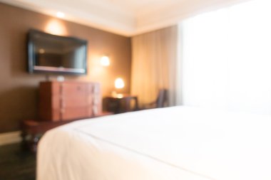 Soyut bulanıklık yatak odası