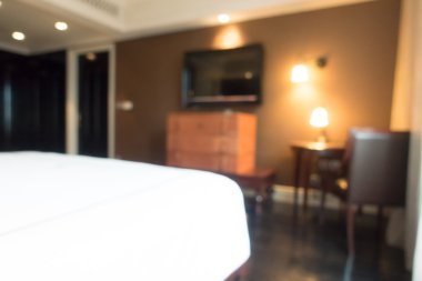 Soyut bulanıklık yatak odası