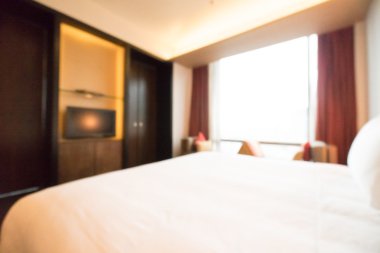 Soyut bulanıklık yatak odası