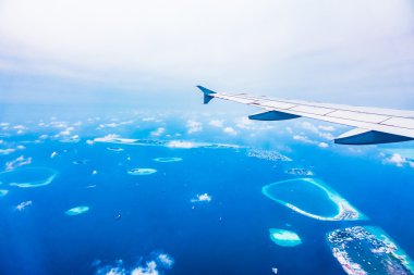 Güzel Maldivler ada