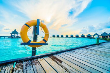 Güzel Maldivler ada