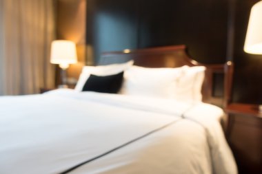 Soyut bulanıklık yatak odası