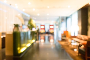 Otel lobisinde bulanıklık