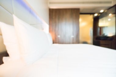 Soyut bulanıklık yatak odası