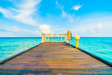 Güzel Maldivler ada