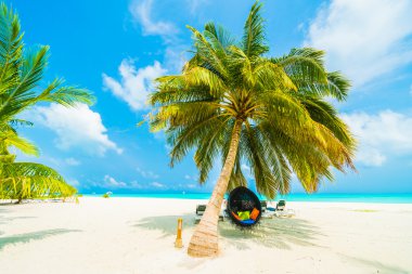 Güzel Maldivler ada