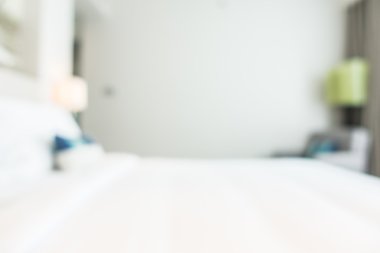 Soyut bulanıklık yatak odası