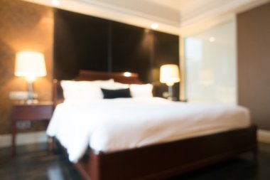 Soyut bulanıklık yatak odası