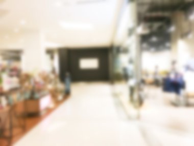 Soyut bulanık alışveriş merkezi