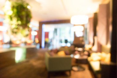 Otel lobisinde bulanıklık